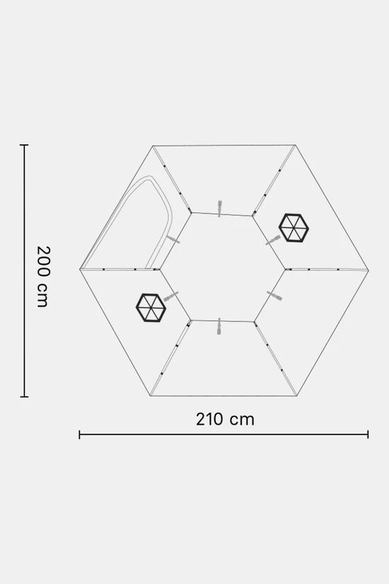 Samaya 2.5 Pink Alpine Tent 5 Samaya 2.5 Pink Alpine Tent - Afbeelding 5