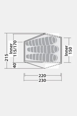 Robens Chaser 3XE 3-Persoonstent -Winkel Voor Buitensportartikelen g5fc3y0023 5151 18 nl