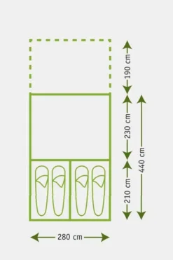 Tunneltent 2800 -Winkel Voor Buitensportartikelen maade10008 1641 40 nl